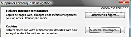 Cookies - Suppression